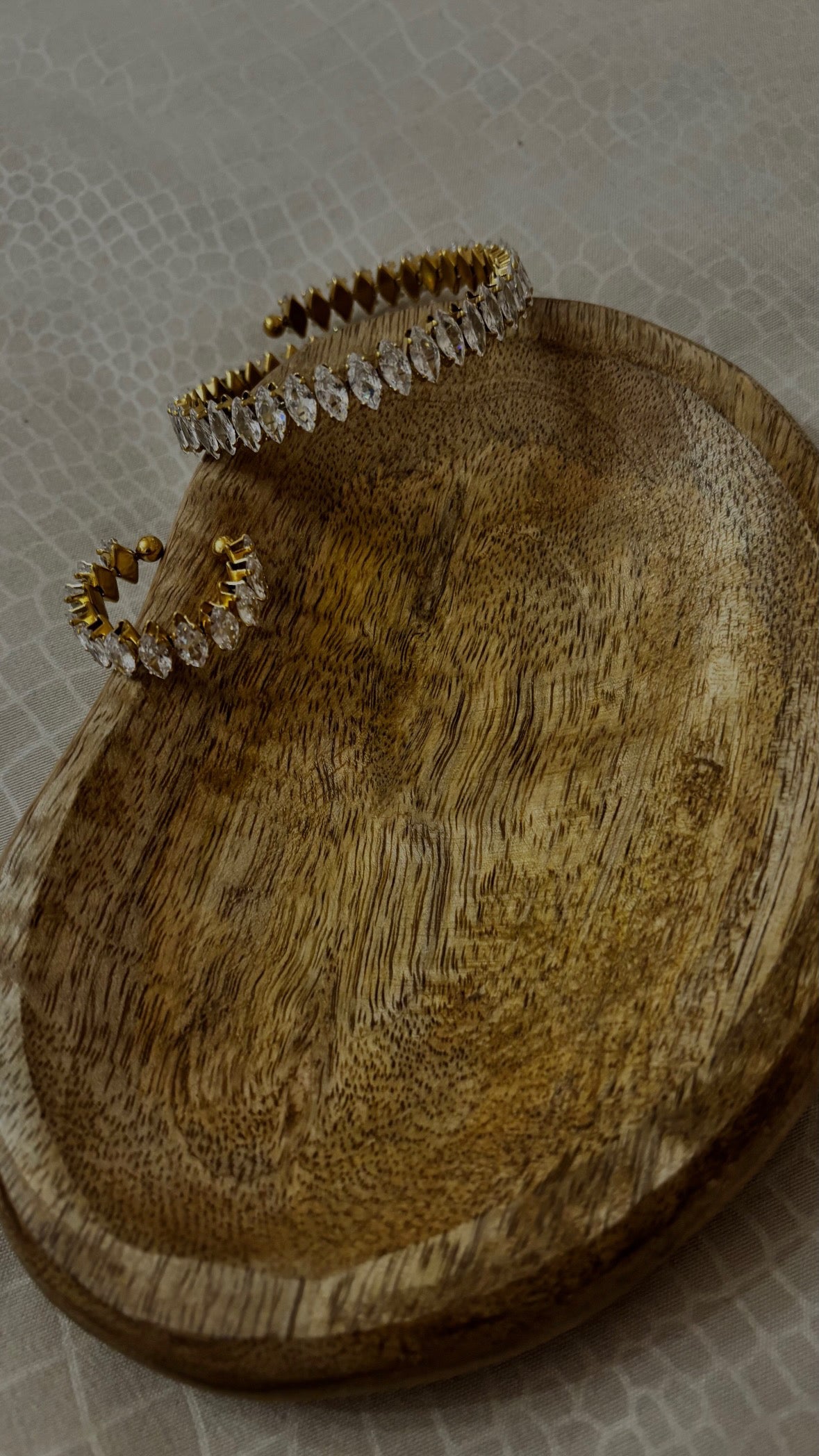 Bracciale & Anello Diamante regolabile