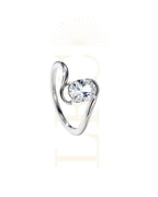 Anello Cuore di luce