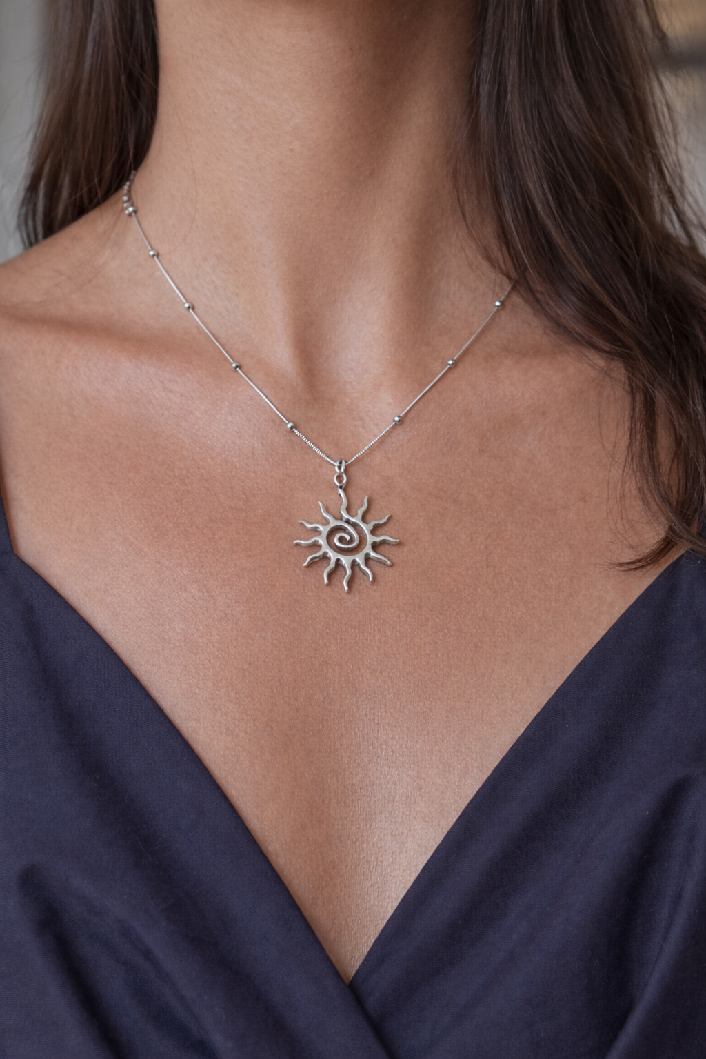 Collana girocollo Sole