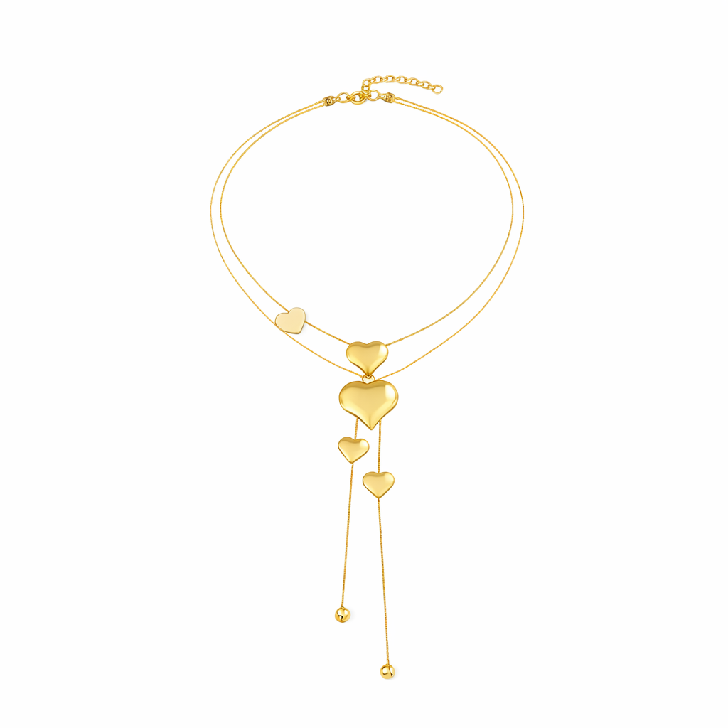 Collana multi-filo Cuore