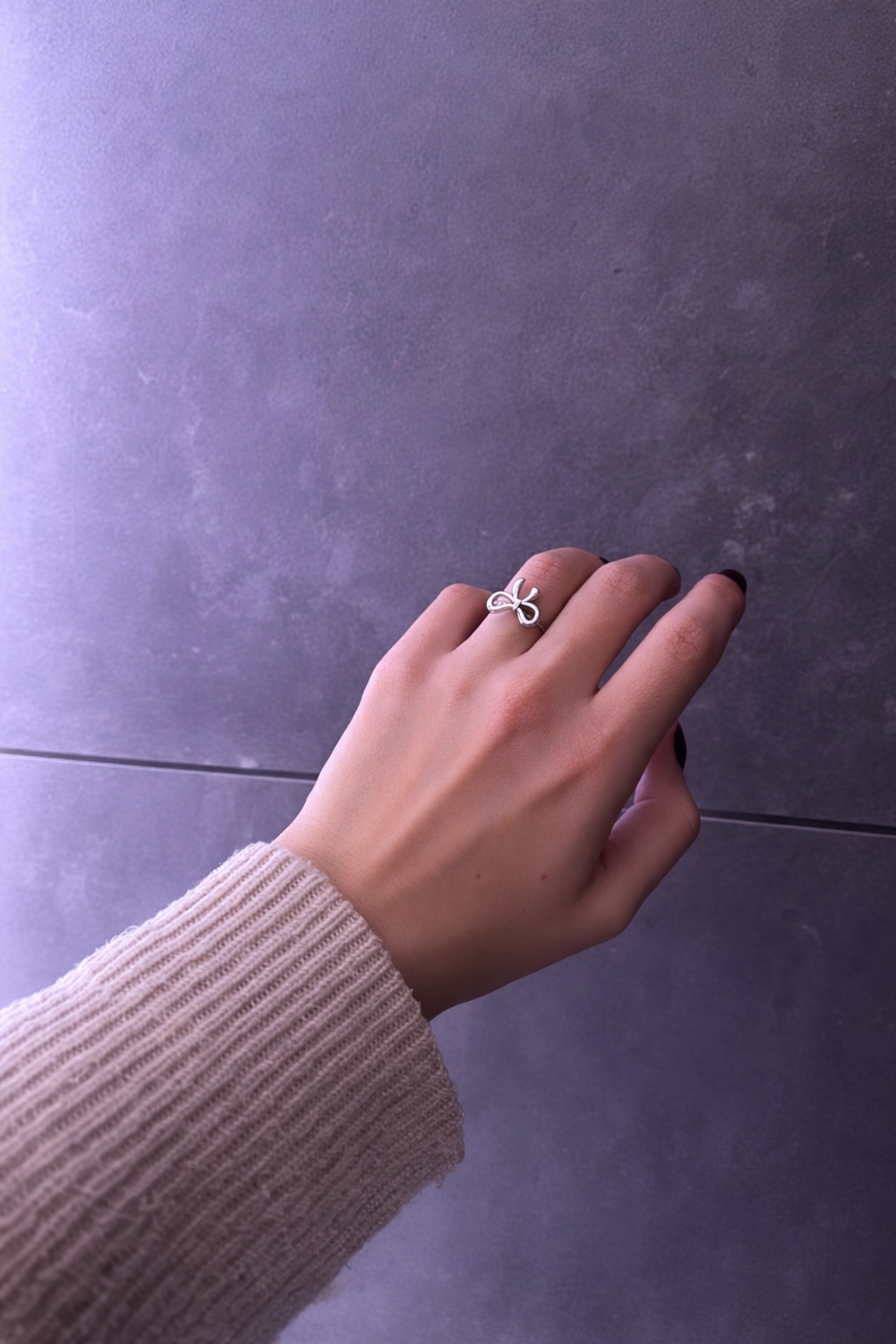 Anello regolabile Fiocco