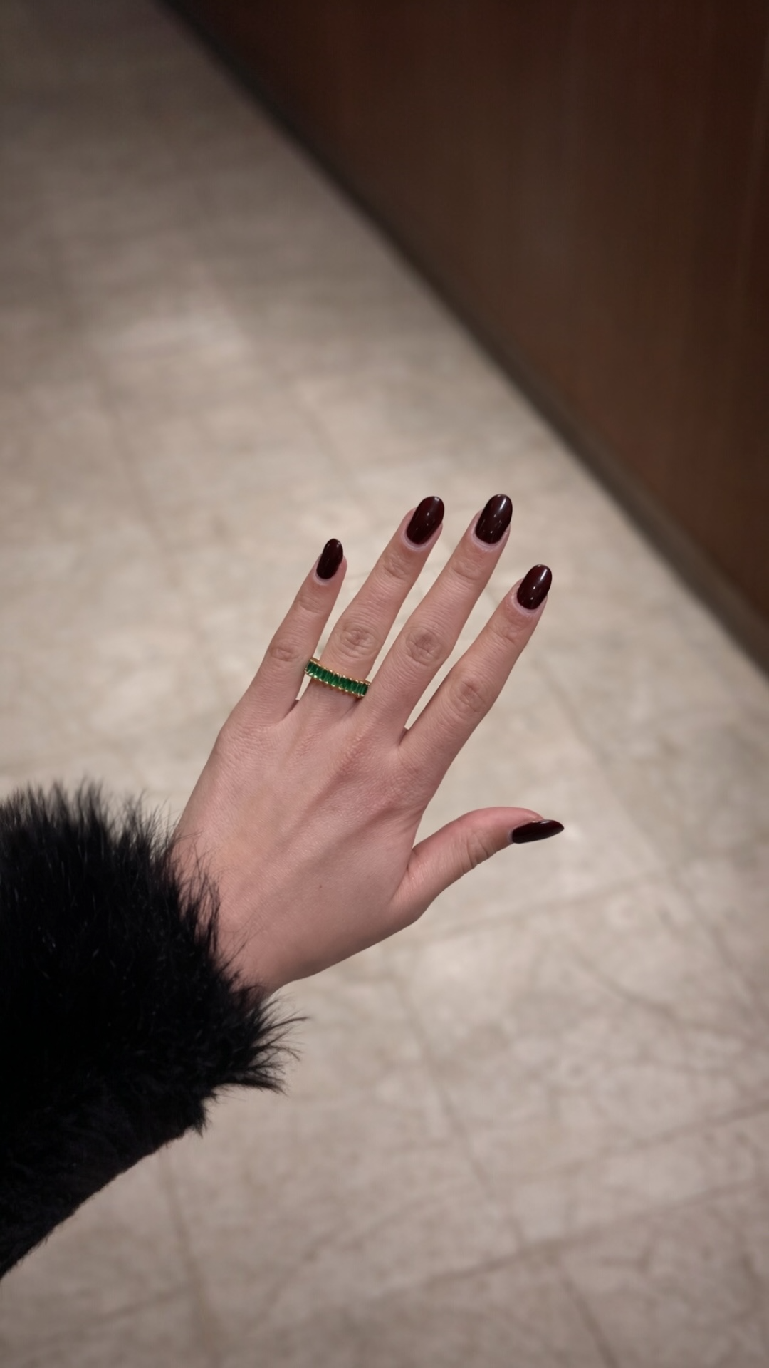 Anello regolabile Smeraldo