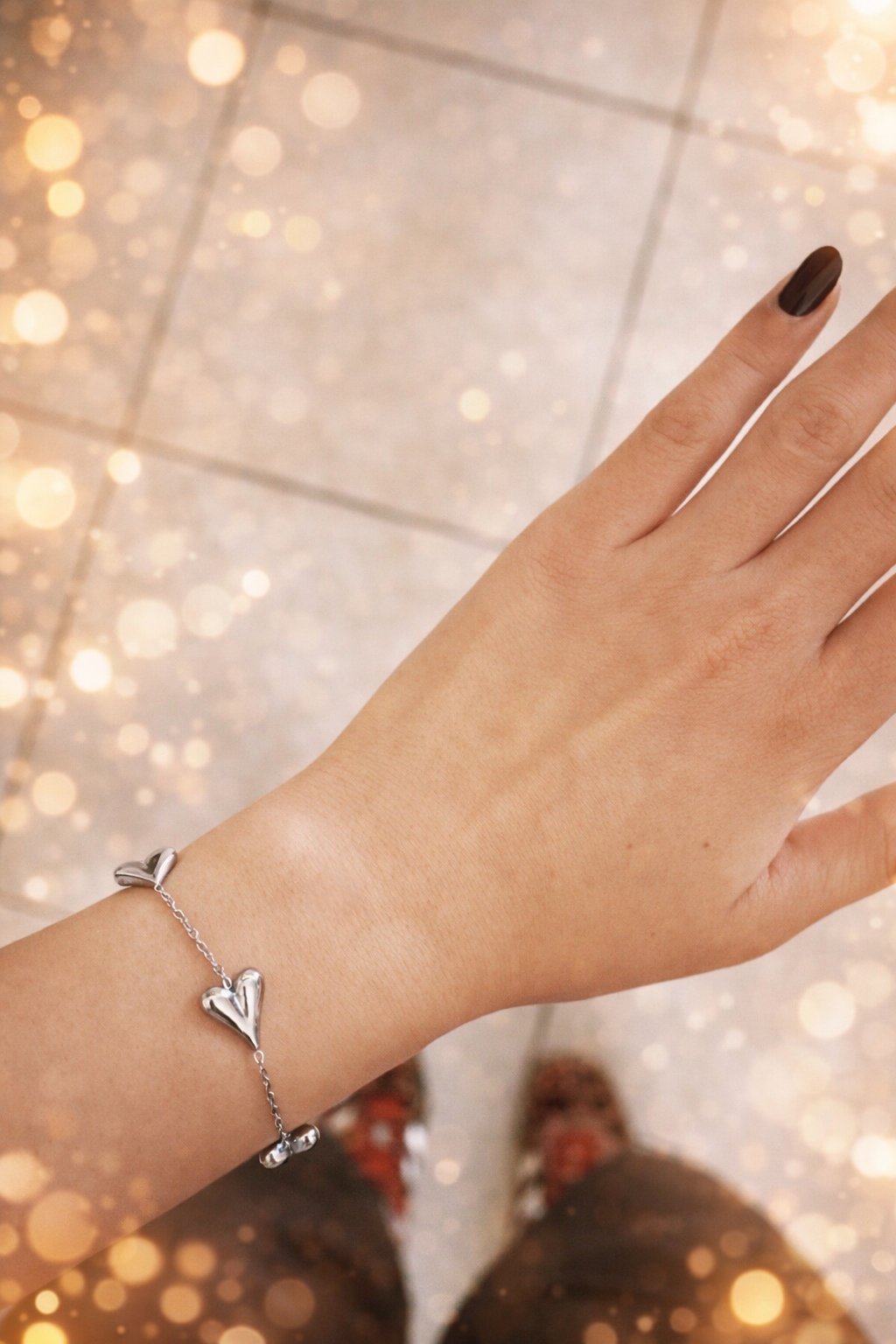 Bracciale regolabile Cuore