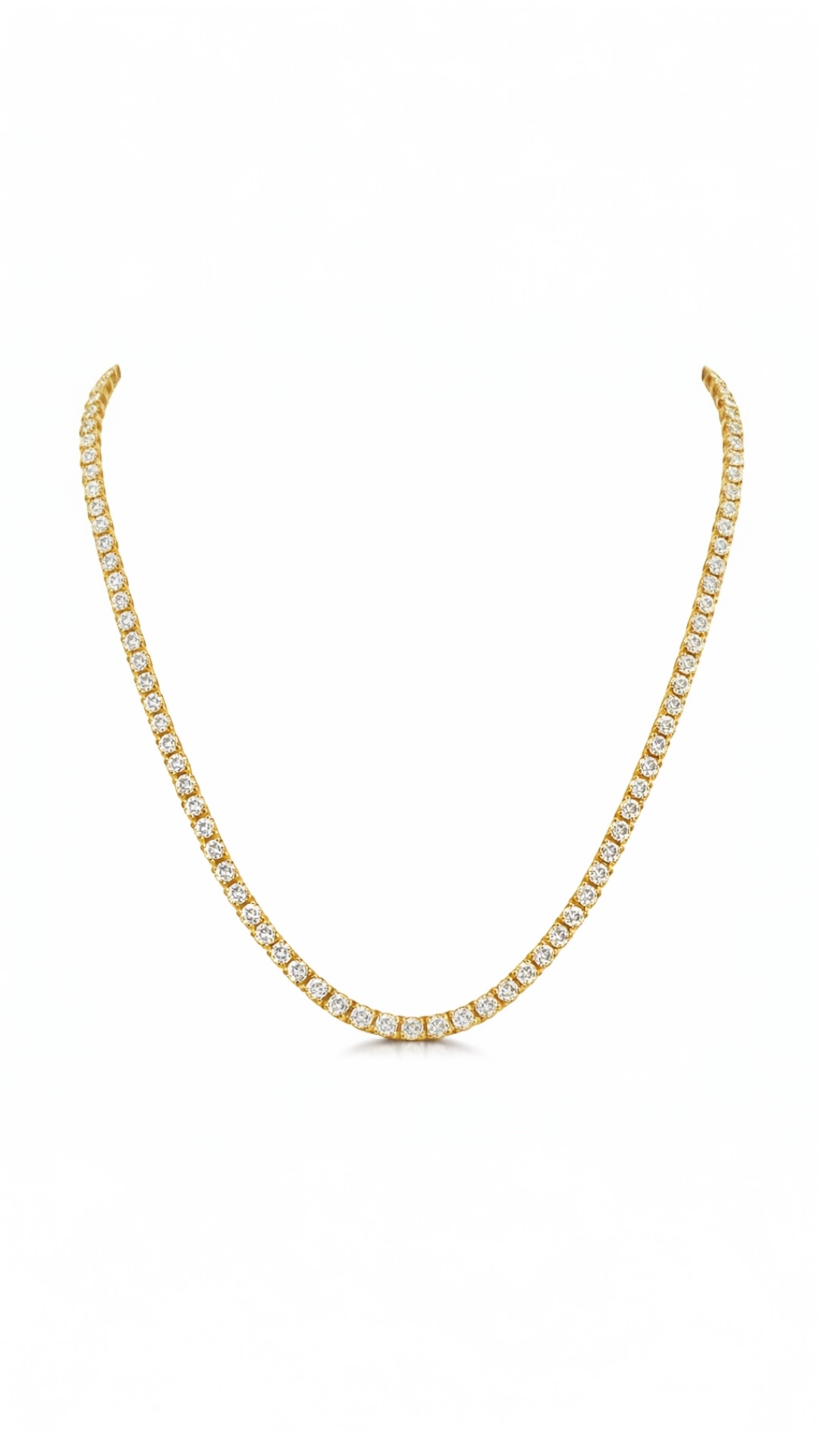 Collana girocollo Tennis Gold