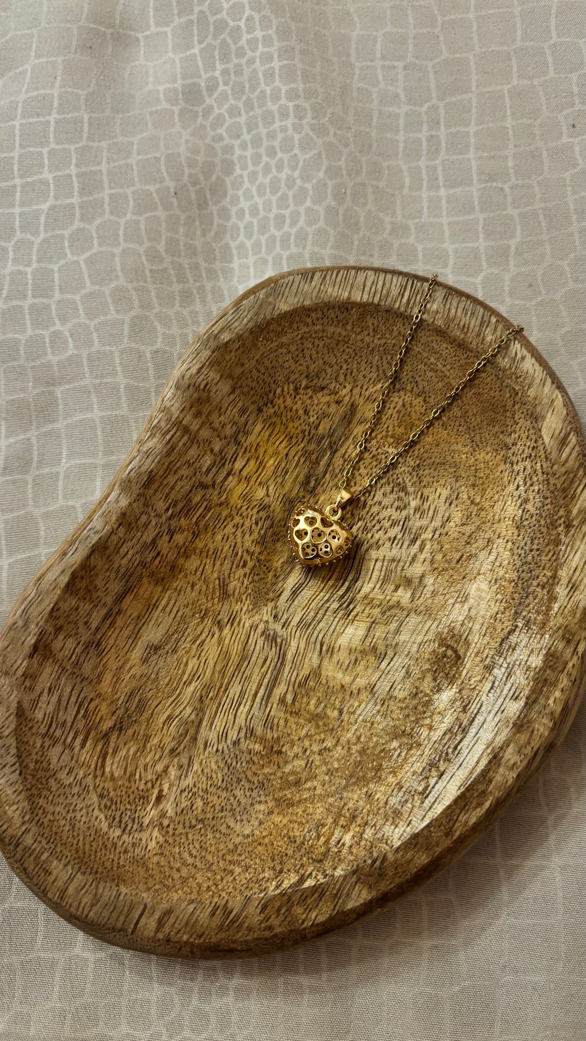 Collana girocollo Cuore Brillante