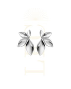 Orecchini Petali Argento