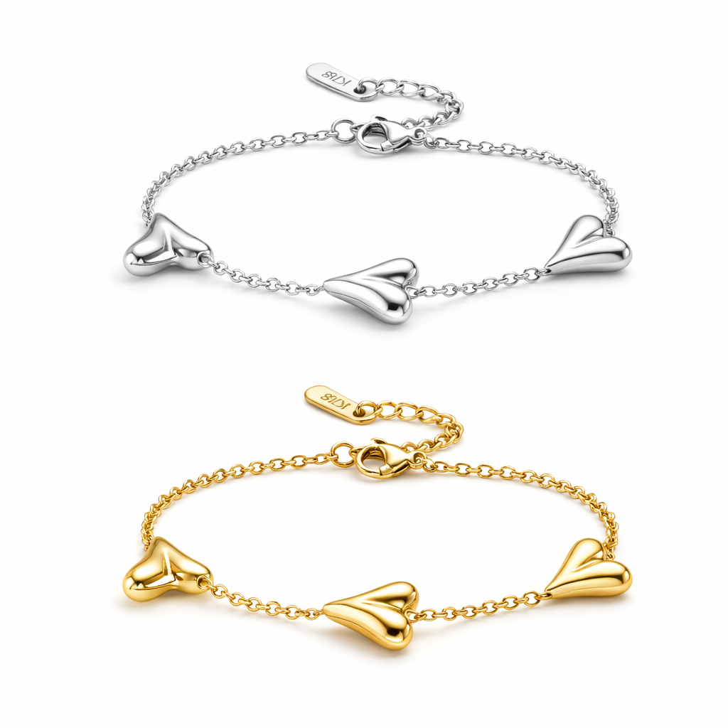 Bracciale regolabile Cuore