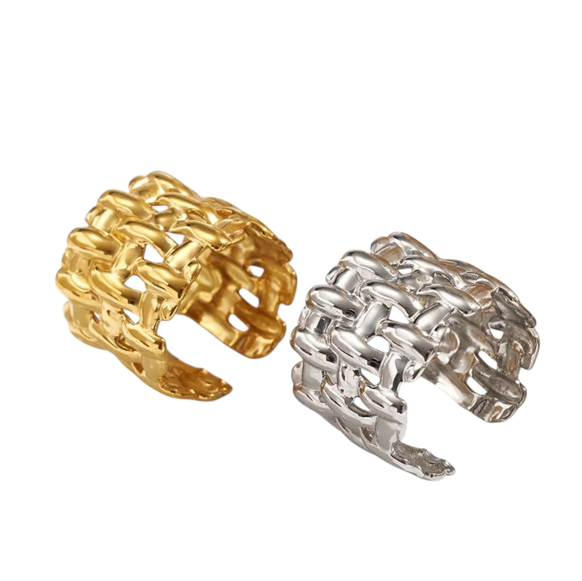 Anello regolabile intreccio