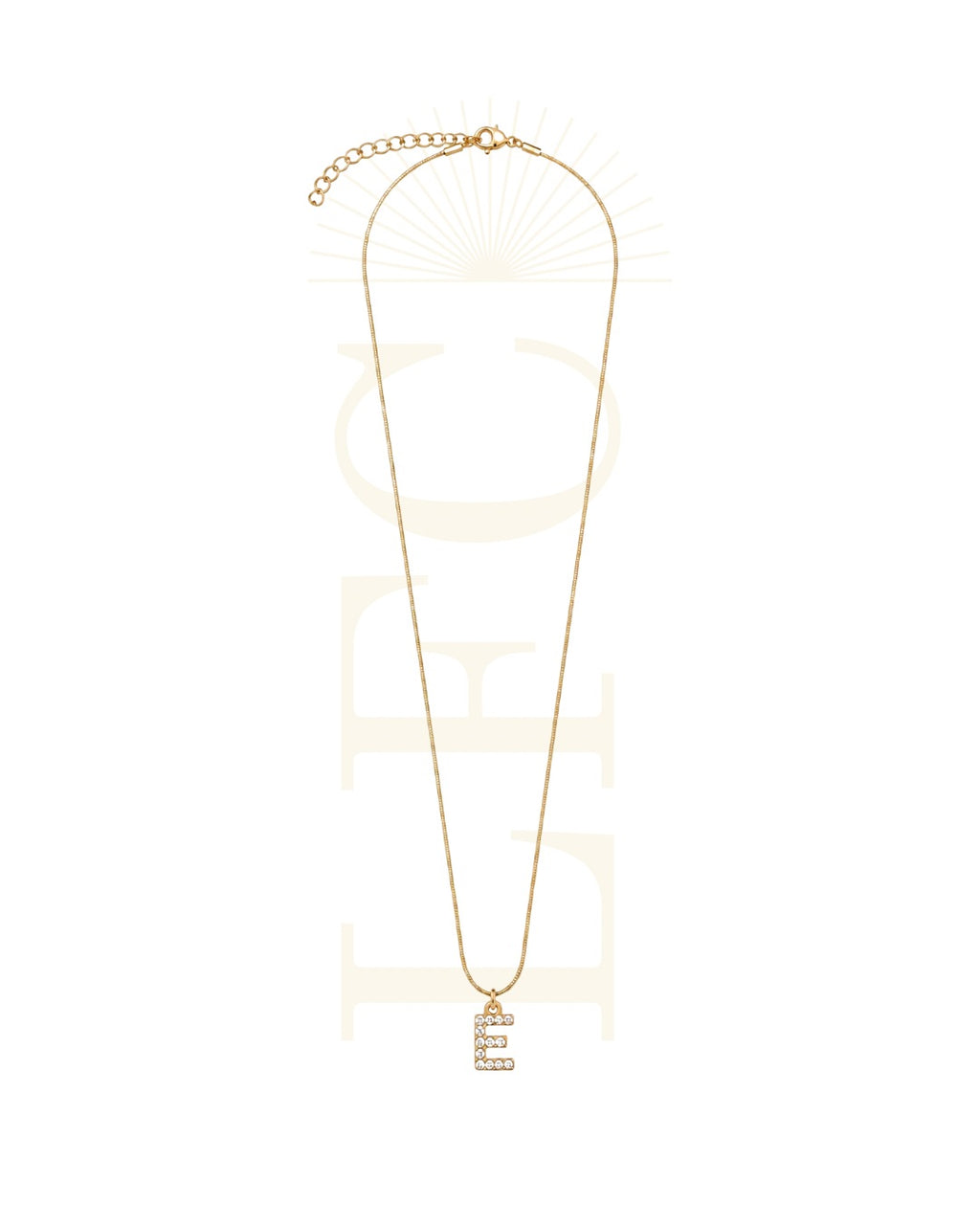Collana con Iniziale Oro