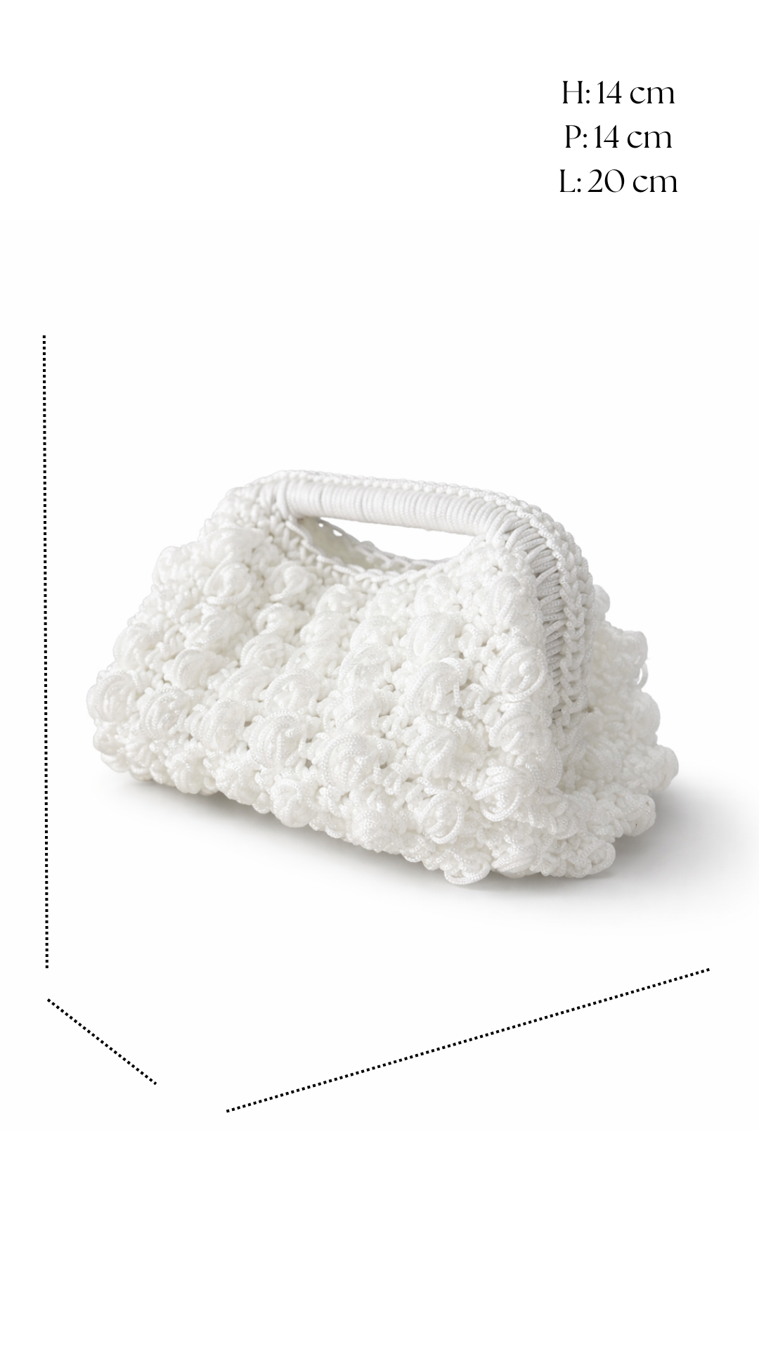 Clutch con manico Rosellina