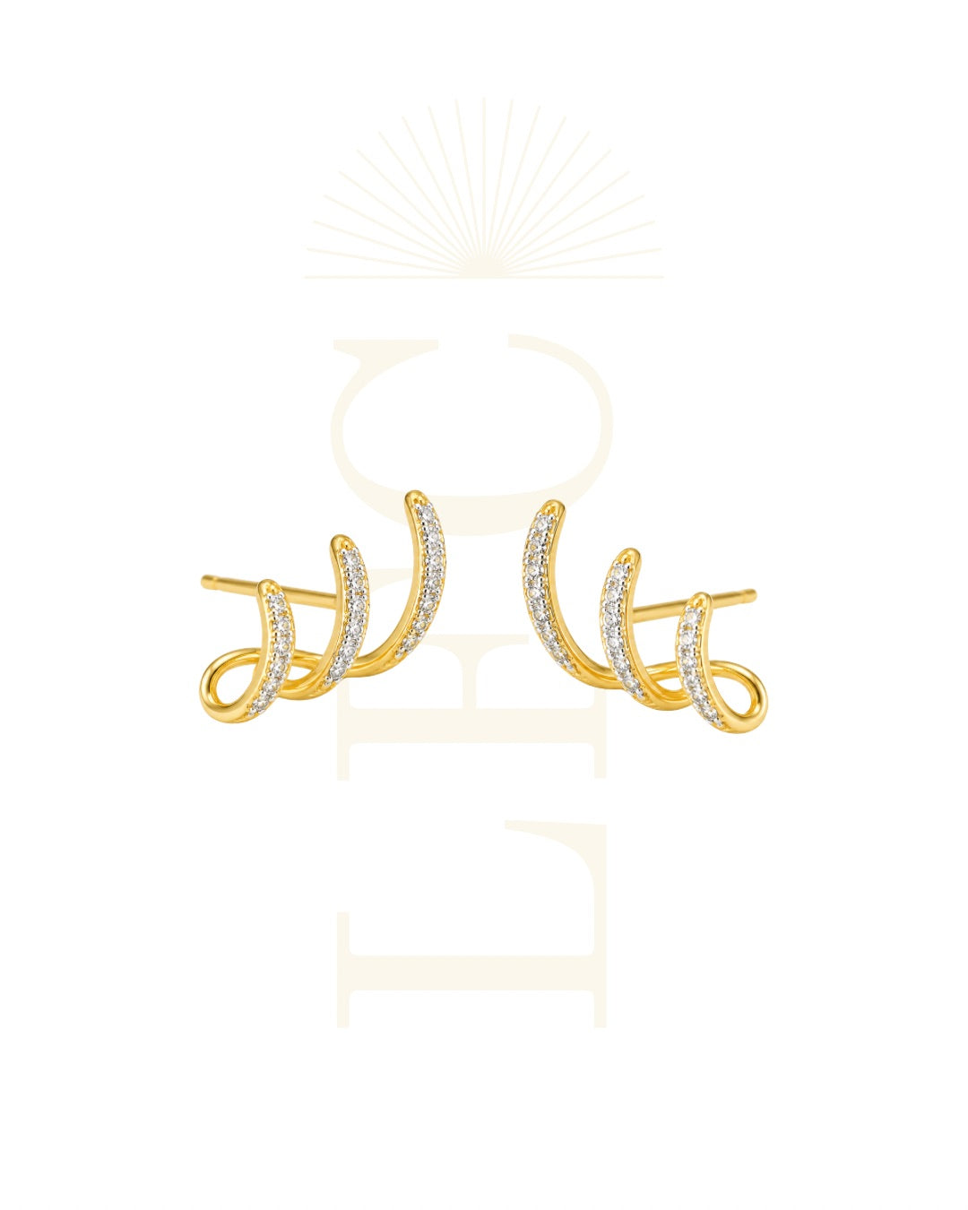 Orecchini Spirale Oro