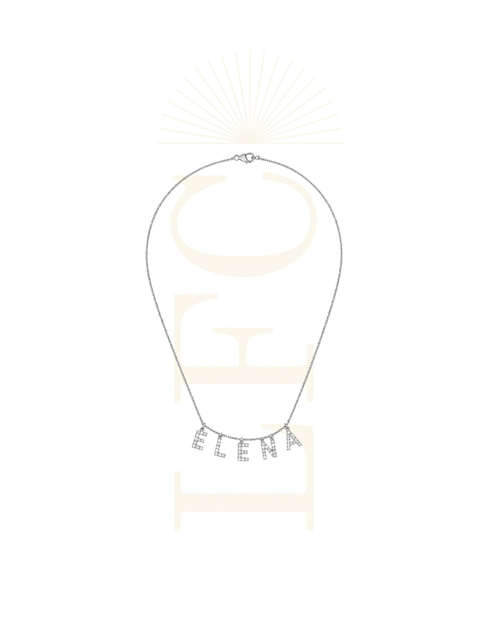 Collana con Nome Argento