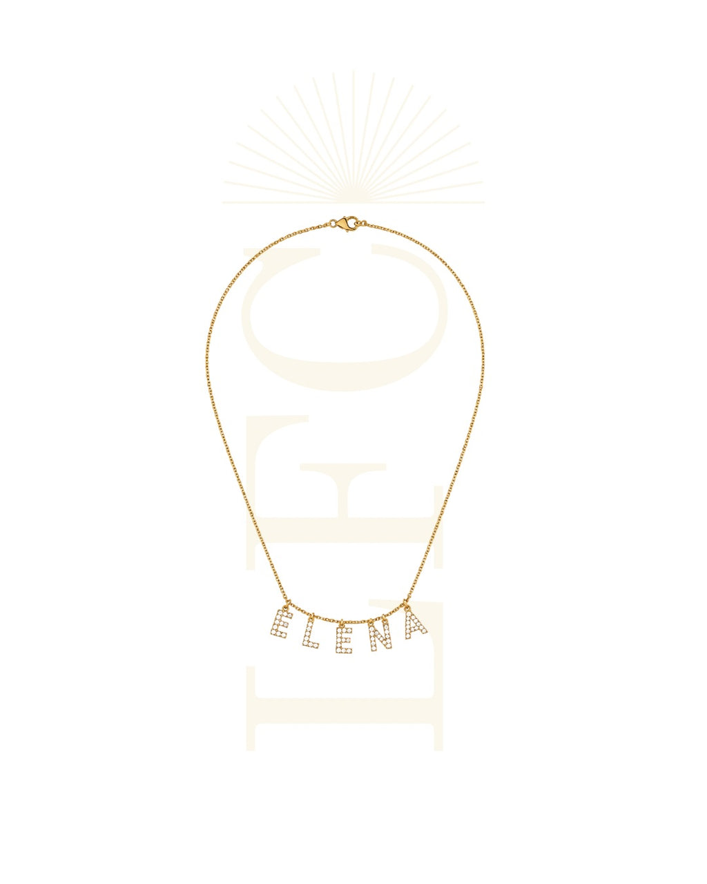 Collana con Nome Oro