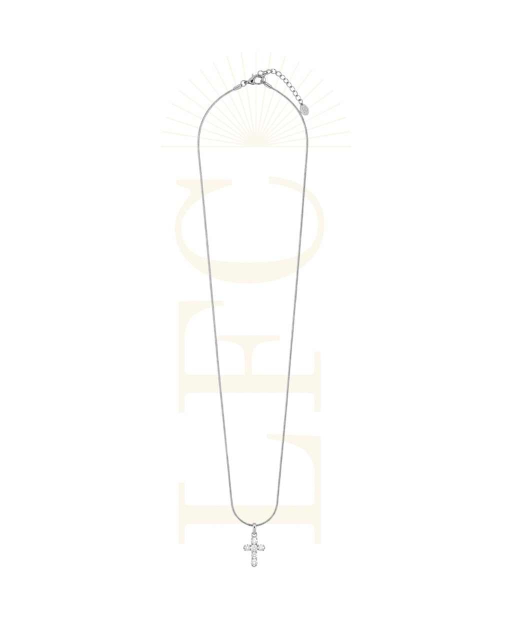 Collana Croce Argento