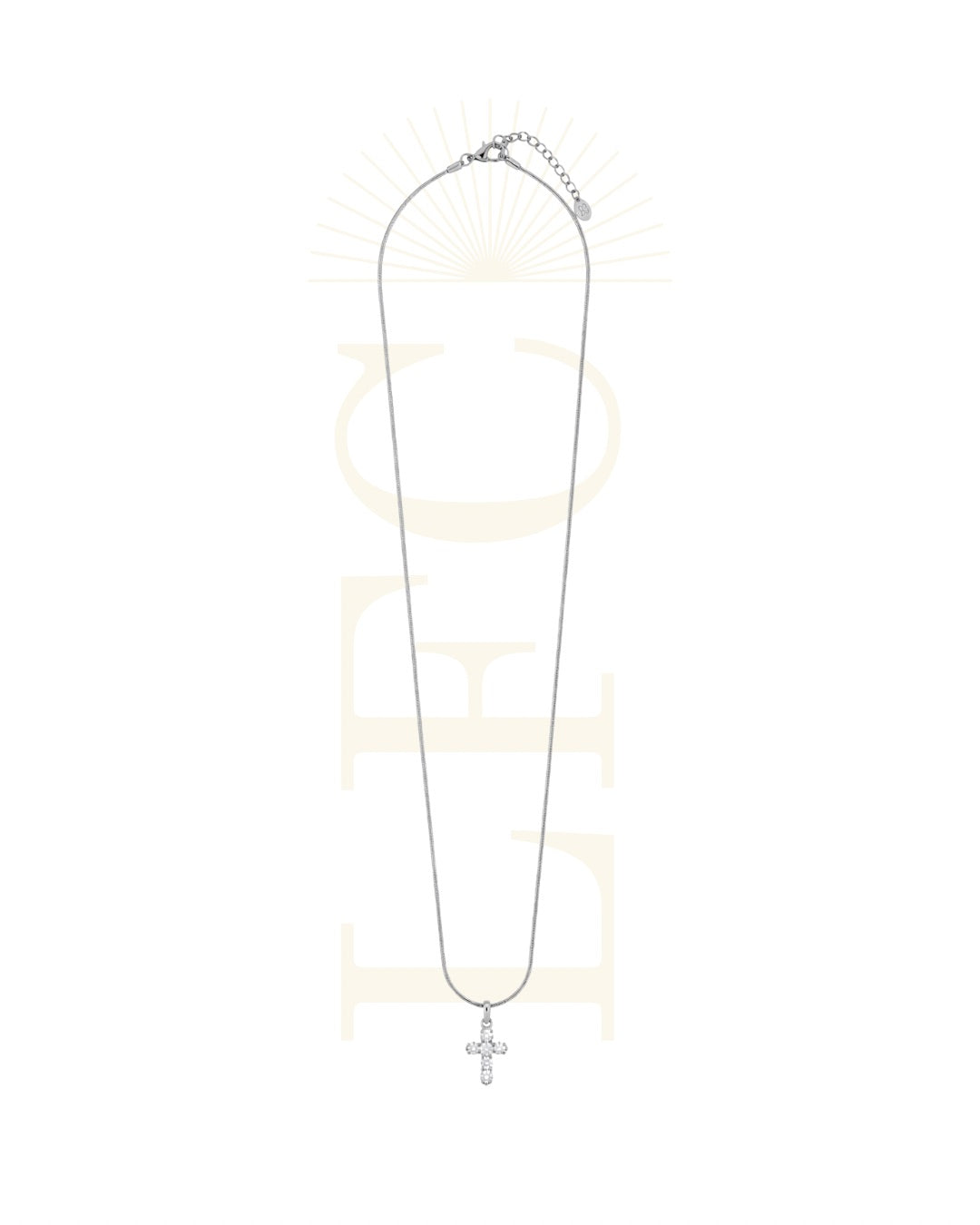 Collana Croce Argento