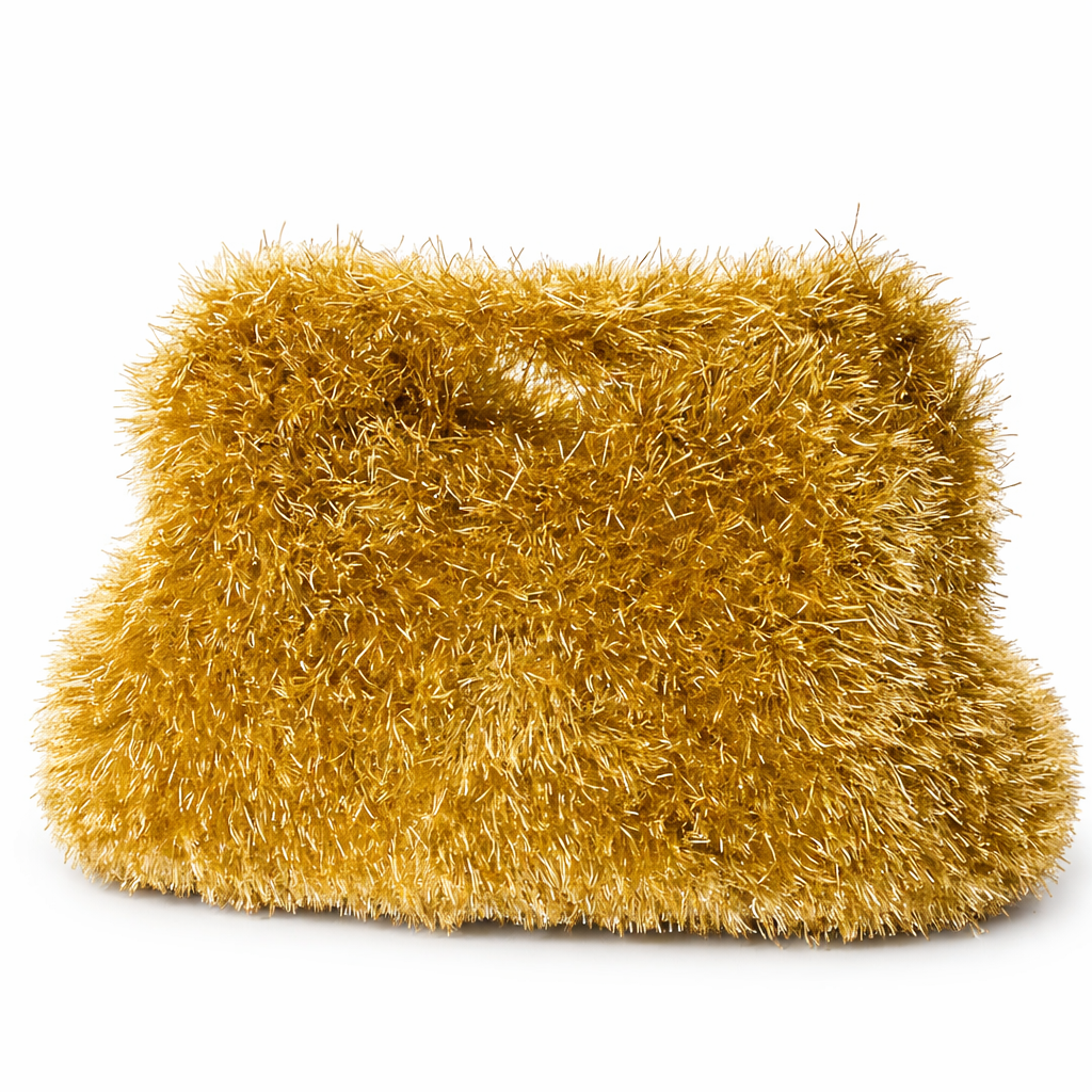 Clutch con manico Stellina Oro
