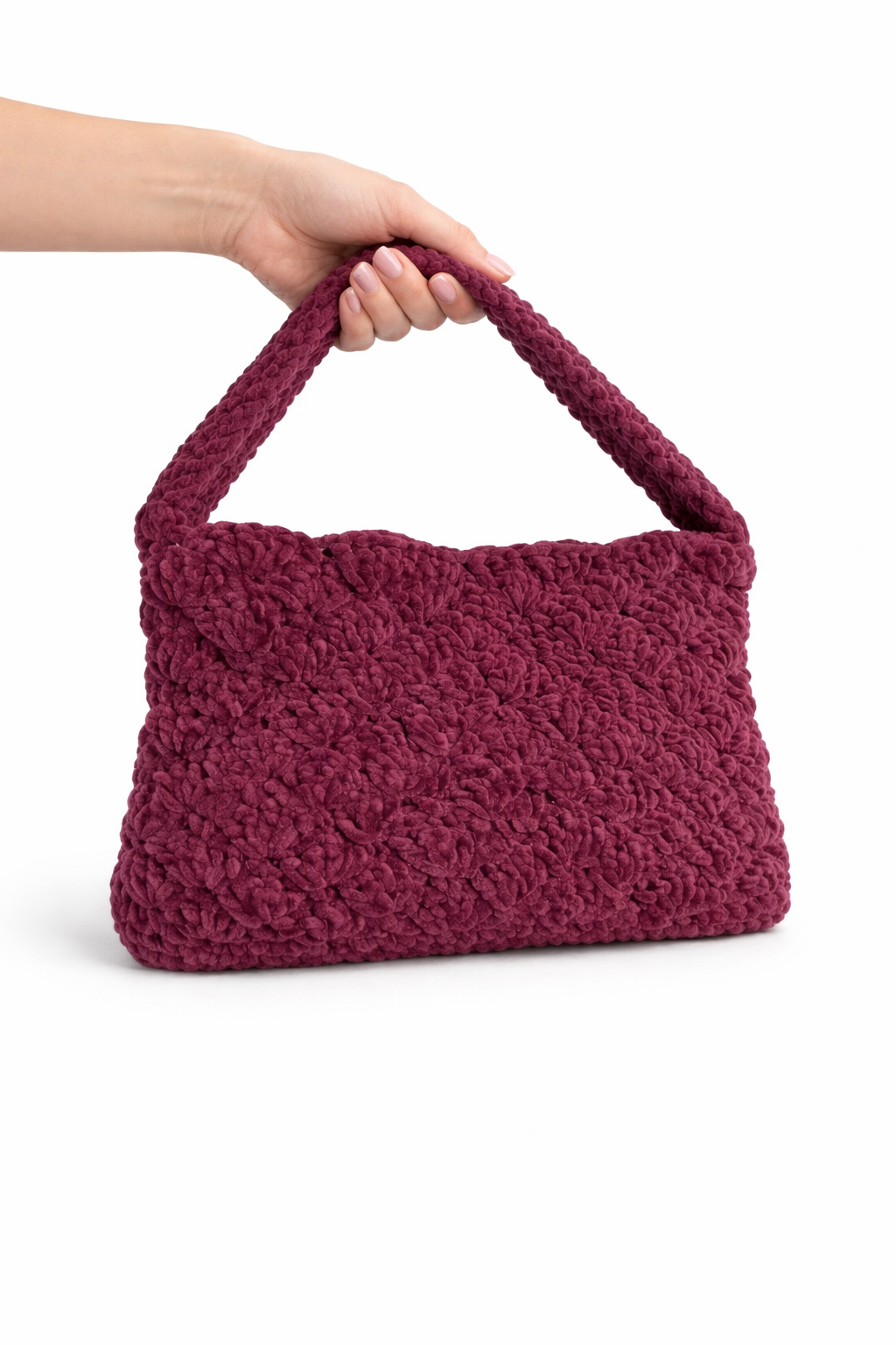 Borsa a spalla Prugna