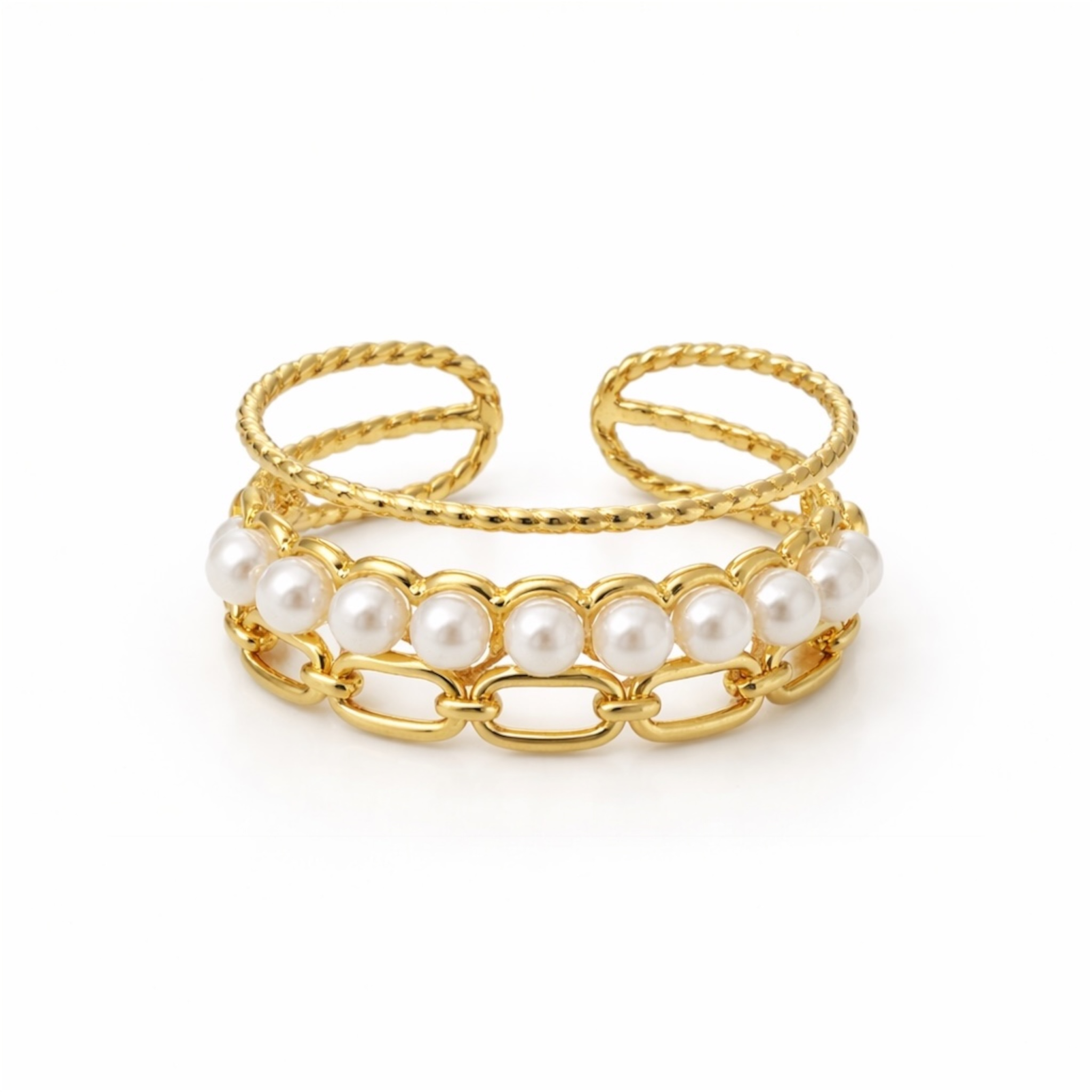 Anello regolabile Perla