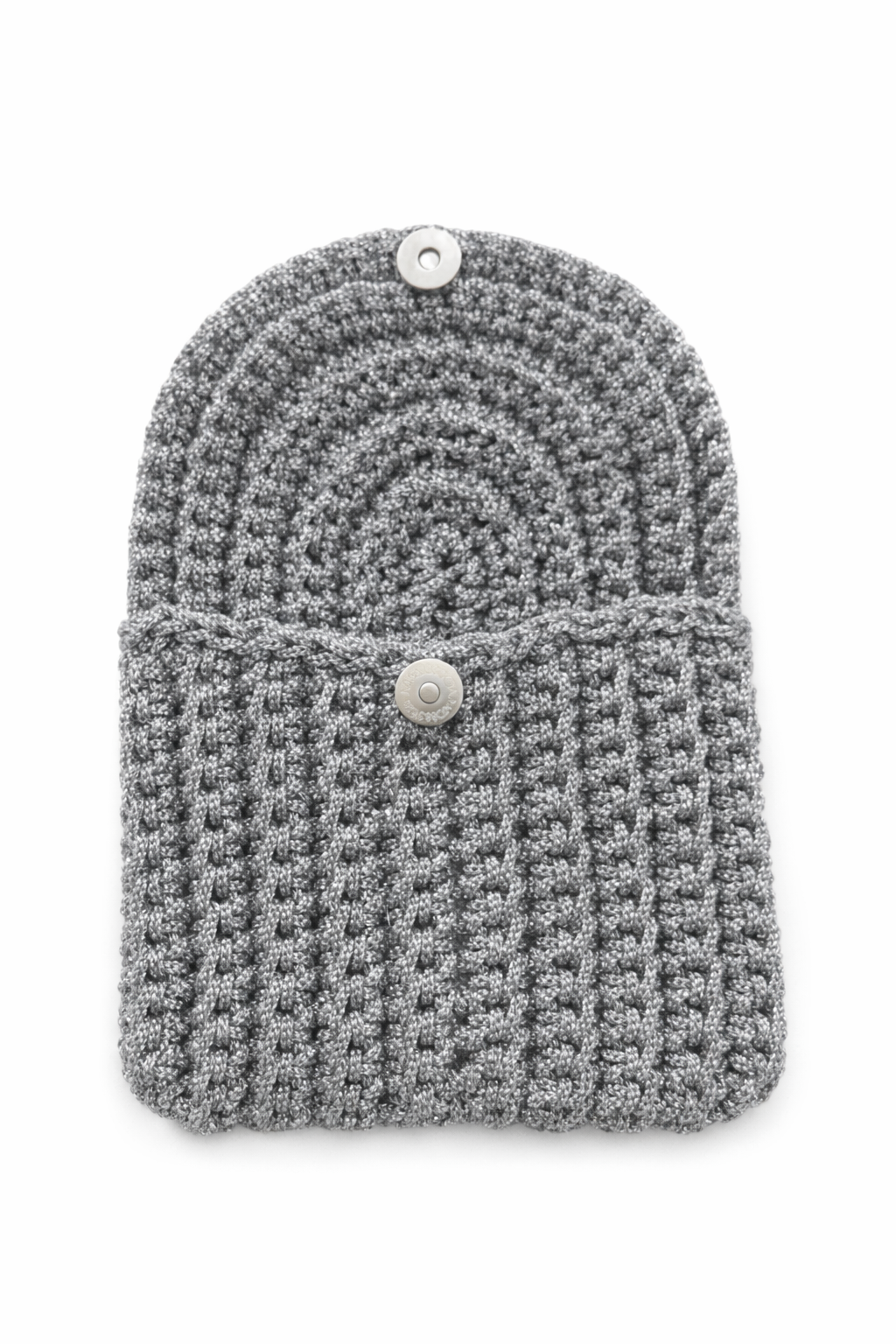 Portacarte Argento Glitterato Taglia M