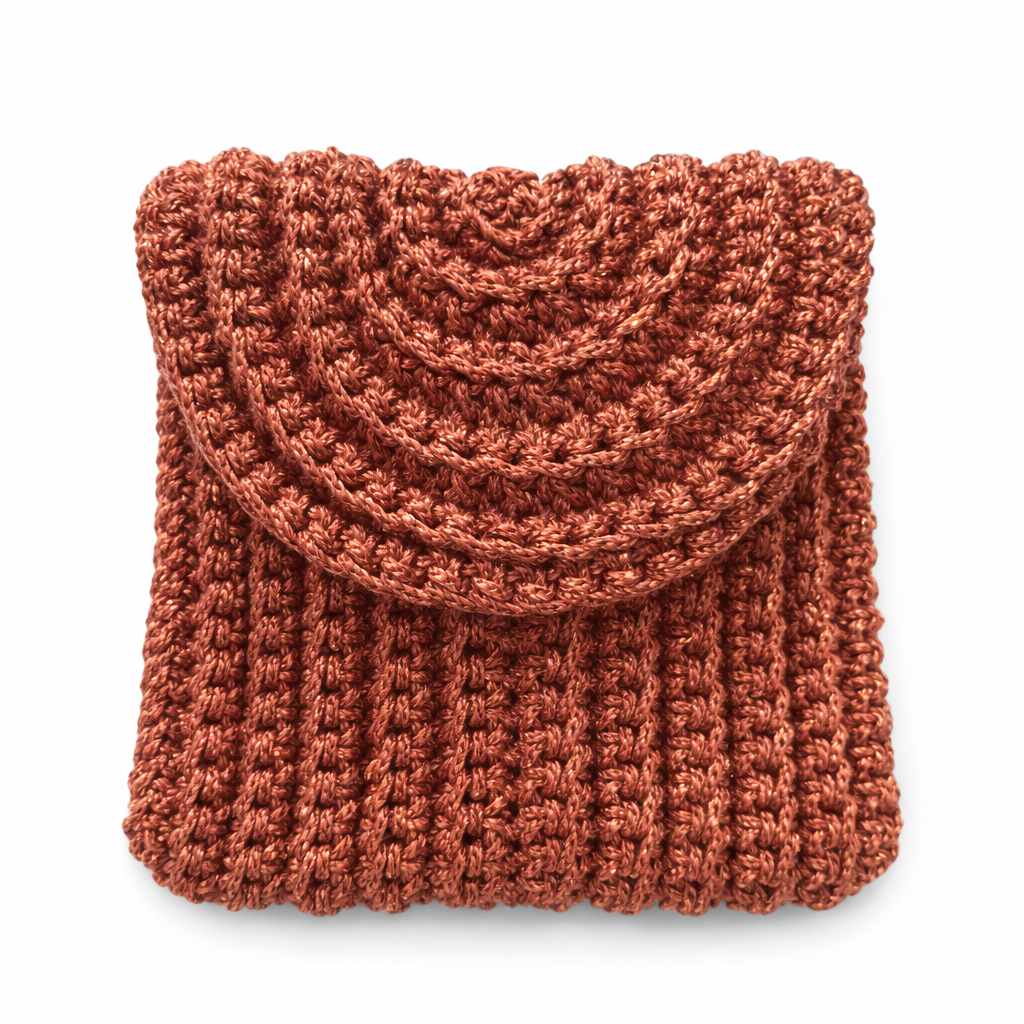 Portacarte Ramato Glitterato Taglia M